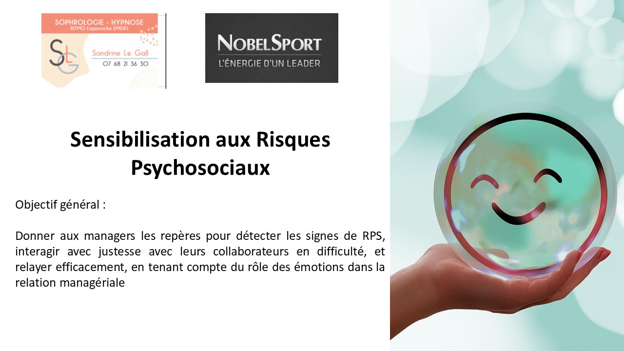 atelier RPS entreprise sandrine le gall sophrologie hypnose emdr pssm expertise entreprise